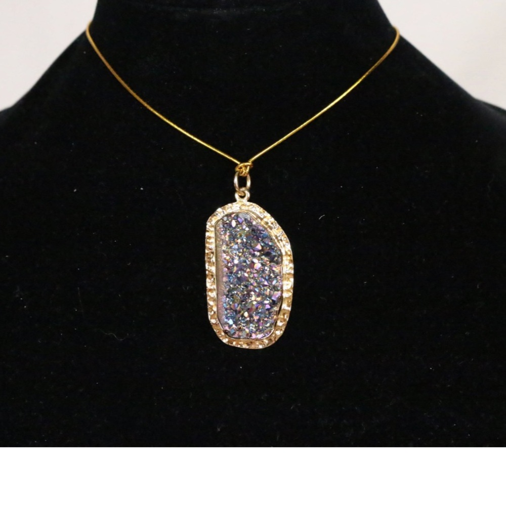 Just in- Charles Albert druzy pendant